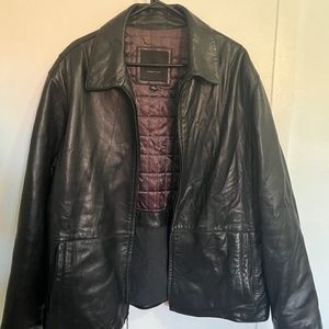 Oversized Leather Jacket